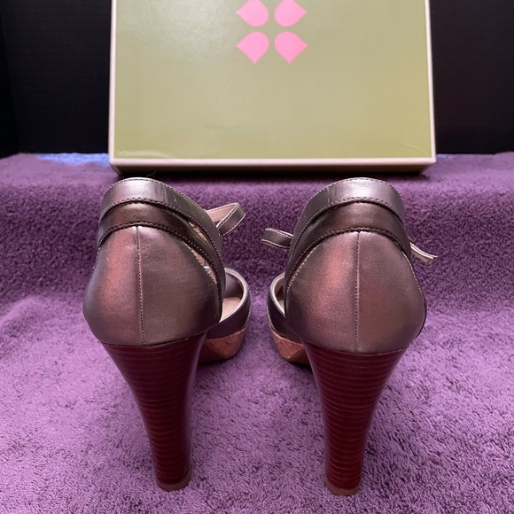 Naturalizer Katrina Multi-Metallic Platform T-Strappy High Heel - Picture 4 of 5